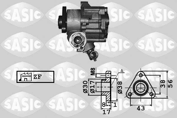 Pompa hydrauliczna, układ kierowniczy SASIC 7076002
