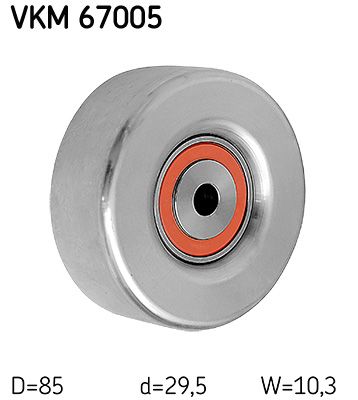 rolka kierunkowa / prowadząca, pasek klinowy zębaty SKF VKM67005