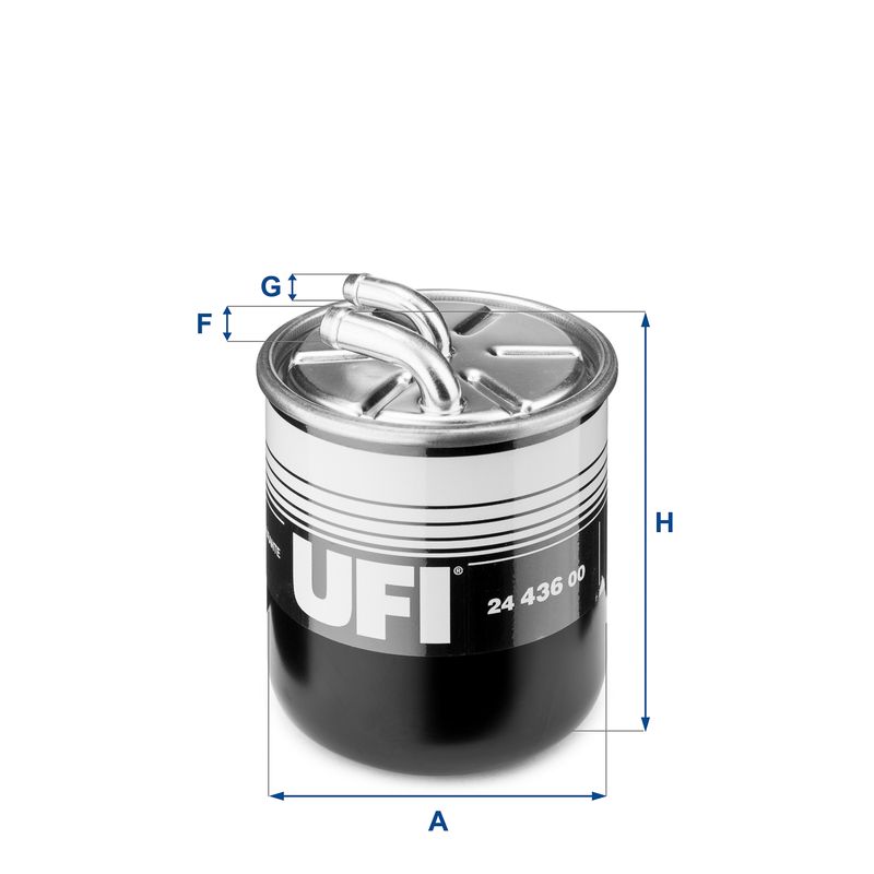 Filtr paliwa UFI 24.436.00