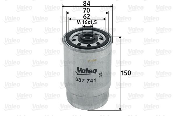 Filtr paliwa VALEO 587741