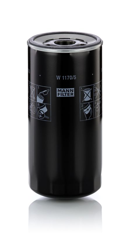 Filtr oleju MANN-FILTER w 1170/5