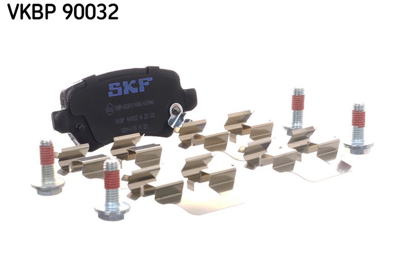 Zestaw klocków hamulcowych, hamulce tarczowe SKF VKBP 90032 A