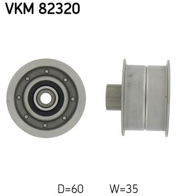 rolka kierunkowa / prowadząca, pasek rozrządu SKF VKM 82320