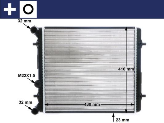 Chłodnica, układ chłodzenia silnika MAHLE CR367000S