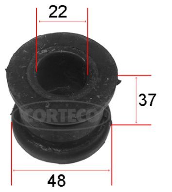 Zawieszenie, stabilizator CORTECO 80001169