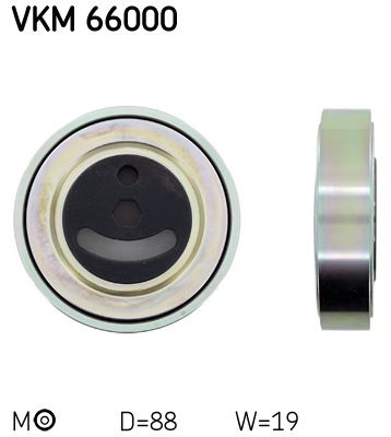 Rolka napinacza, pasek klinowy wielorowkowy SKF VKM 66000