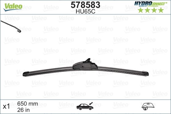 Pióro wycieraczki VALEO 578583