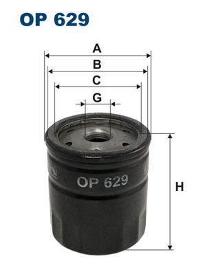 Filtr oleju FILTRON op 629