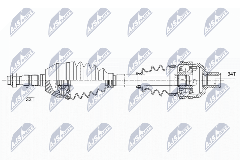 Wał napędowy NTY NPW-PL-089