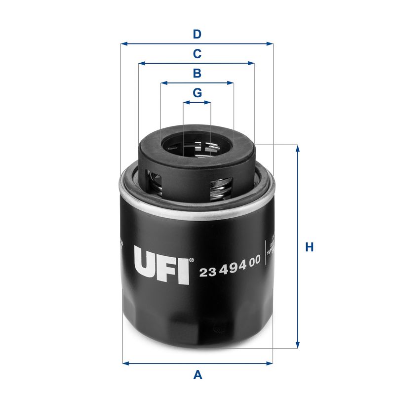 Filtr oleju UFI 23.494.00