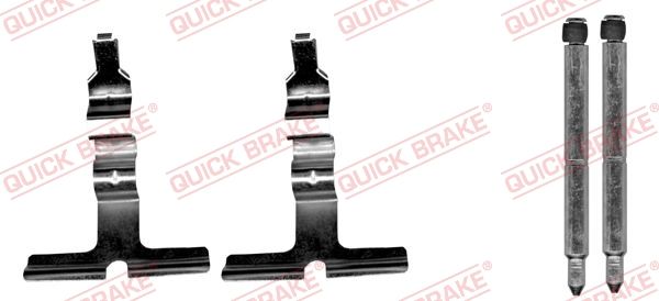 Zestaw akcesoriów, klocki hamulcowe QUICK BRAKE 109-1676