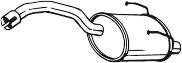 Tłumik końcowy BOSAL 148-355