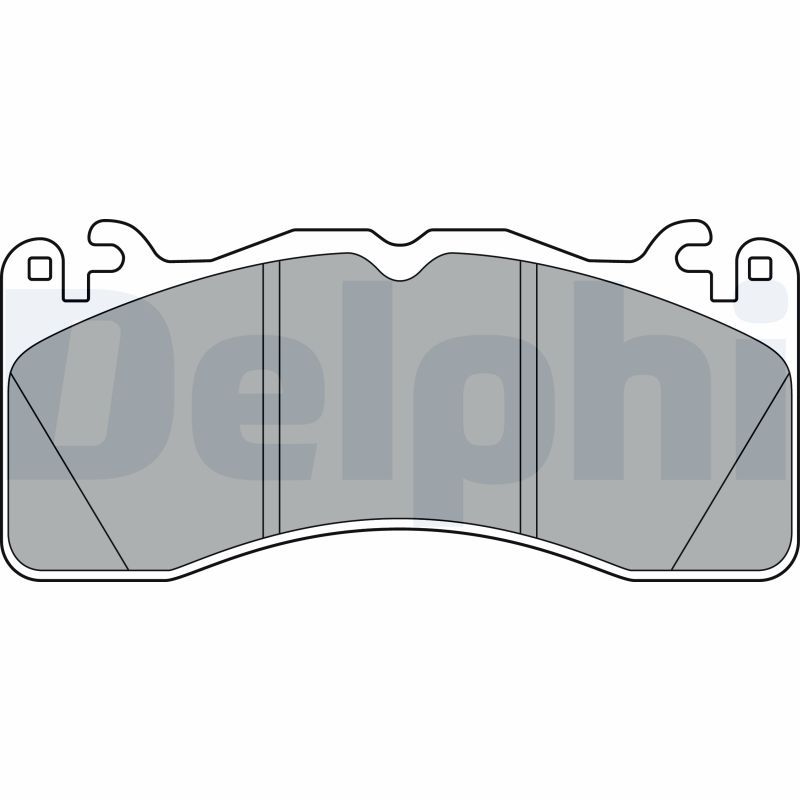 Zestaw klocków hamulcowych, hamulce tarczowe DELPHI LP3377
