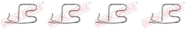 Zestaw akcesoriów, klocki hamulcowe QUICK BRAKE 109-1219
