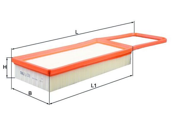 Filtr powietrza KNECHT LX 3249