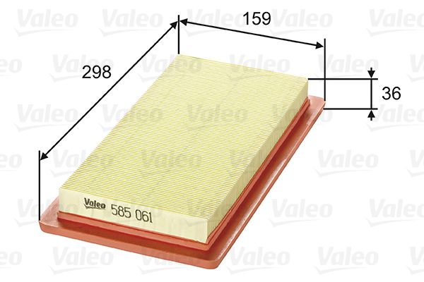 Filtr powietrza VALEO 585061