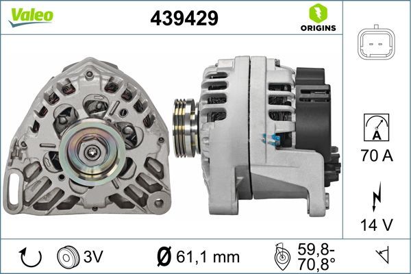 Alternator VALEO 439429