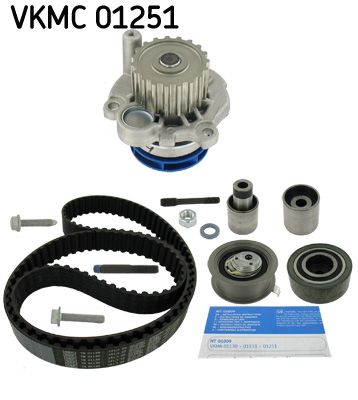 Pompa wody + zestaw paska rozrządu SKF VKMC 01251