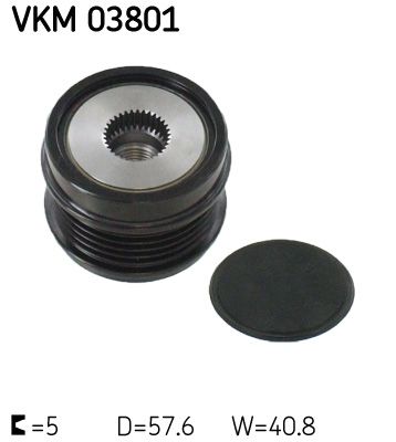 Alternator - sprzęgło jednokierunkowe SKF VKM03801