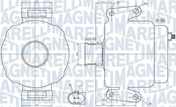 Alternator MAGNETI MARELLI 063732007010