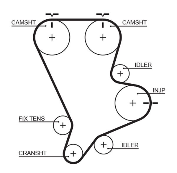 Pasek rozrządu GATES 5554XS