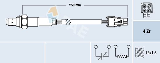 Sonda lambda FAE 77129