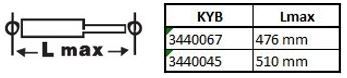 Amortyzator KYB 3440067