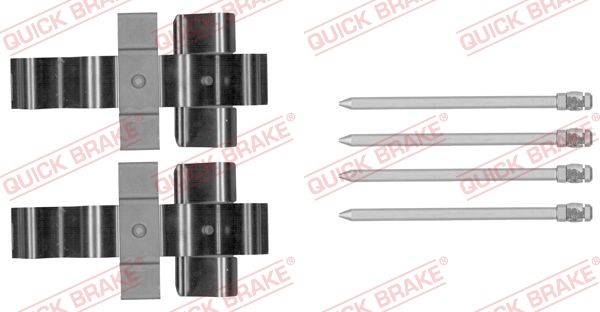 Zestaw akcesoriów, klocki hamulcowe QUICK BRAKE 109-1852