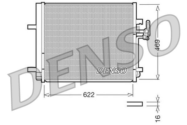 Skraplacz, klimatyzacja DENSO DCN10016