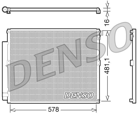 Skraplacz, klimatyzacja DENSO DCN50017