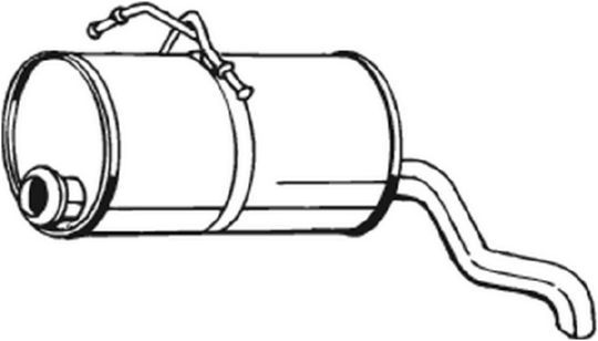 Tłumik końcowy BOSAL 135-001