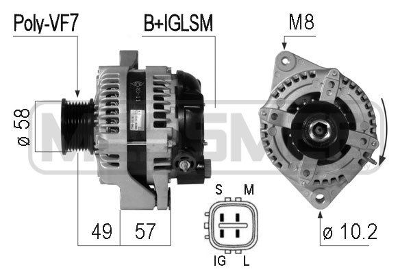Alternator ERA 210775A
