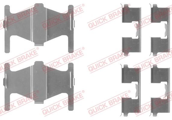 Zestaw akcesoriów, klocki hamulcowe QUICK BRAKE 109-1204