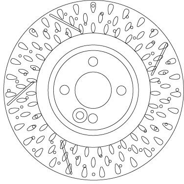 Tarcza hamulcowa TRW DF6930S