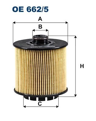 Filtr oleju FILTRON oe 662/5