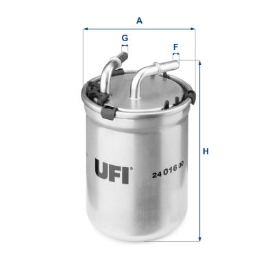 Filtr paliwa UFI 24.016.00