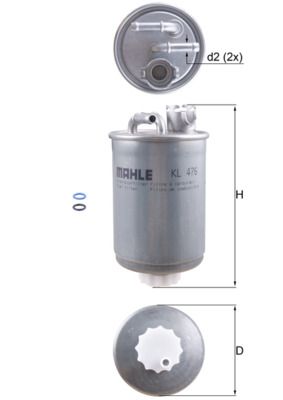 Filtr paliwa KNECHT KL 476D