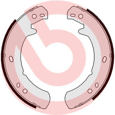 Zestaw szczęk hamulcowych, hamulec postojowy BREMBO S 44 507