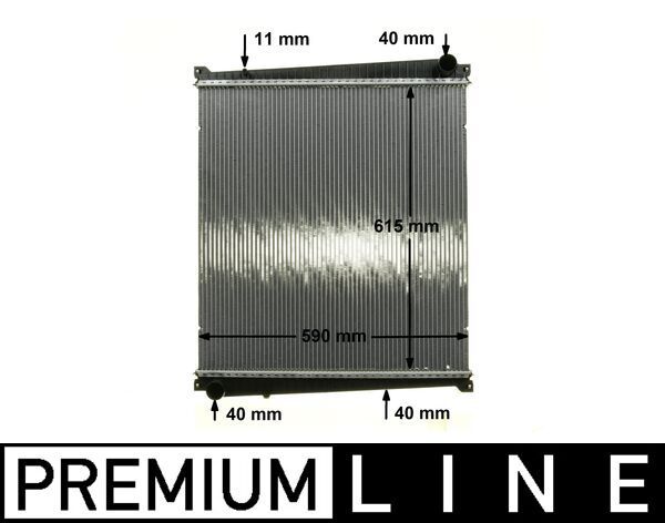 Chłodnica, układ chłodzenia silnika MAHLE cr 818 000p