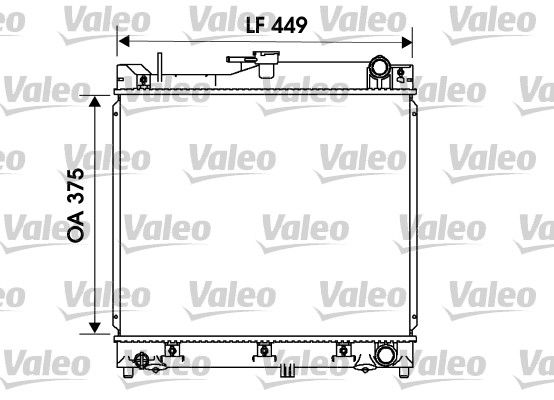 Chłodnica, układ chłodzenia silnika VALEO 734170