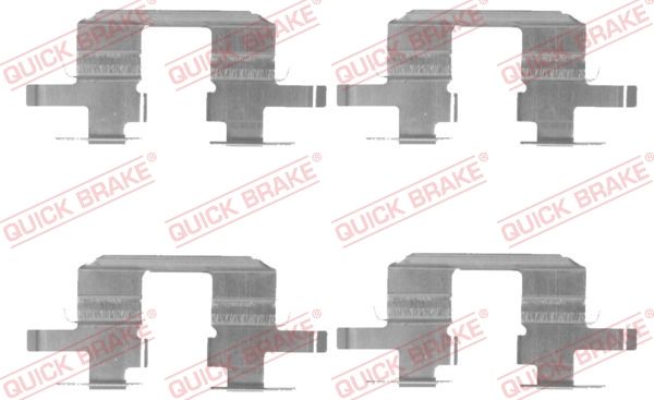 Zestaw akcesoriów, klocki hamulcowe QUICK BRAKE 109-1711