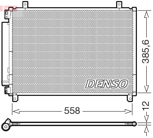 Skraplacz, klimatyzacja Denso DCN47012
