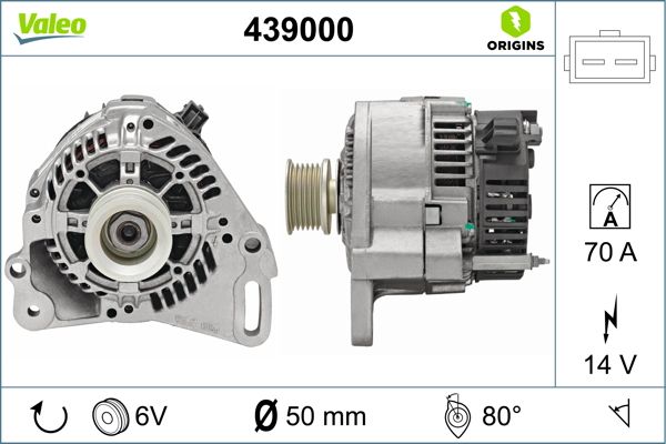 Alternator VALEO 439000