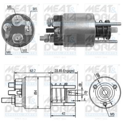 Włącznik elektromagnetyczny, rozrusznik MEAT & DORIA 46128