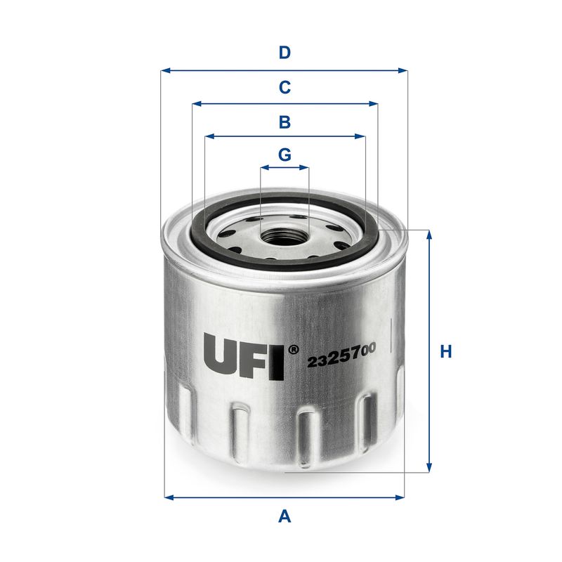Filtr oleju UFI 23.257.00