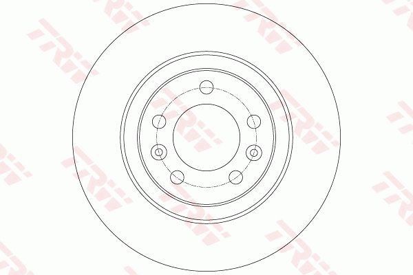 Tarcza hamulcowa TRW DF6134