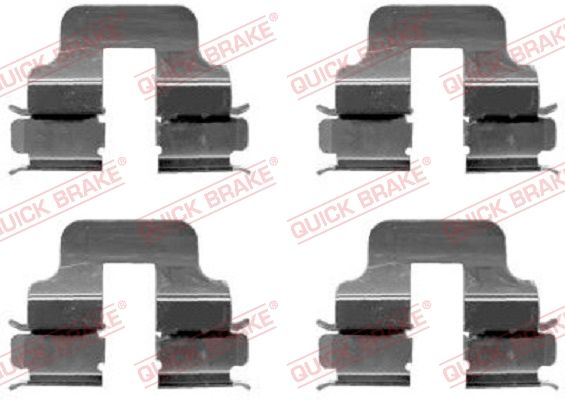 Zestaw akcesoriów, klocki hamulcowe QUICK BRAKE 109-1247