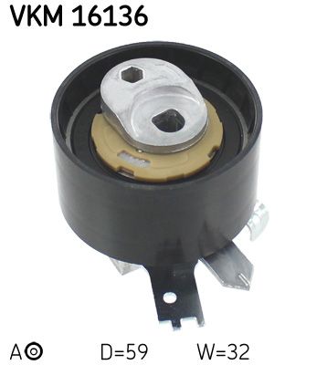 Rolka napinacza, pasek rozrządu SKF VKM 16136