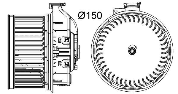 Wentylator wewnętrzny MAHLE ab 260 000p