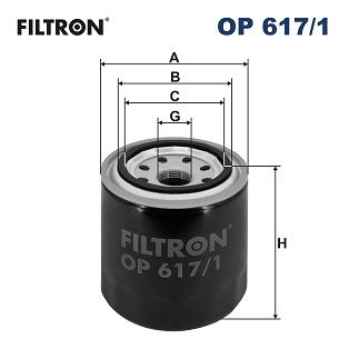 Filtr oleju FILTRON op 617/1